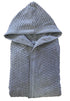 ACCAPPATOIO UNISEX MORBIDA SPUGNA CON CAPPUCCIO - BRICKS